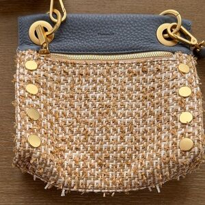 Hammitt Gray and Tan Crossbody Bag